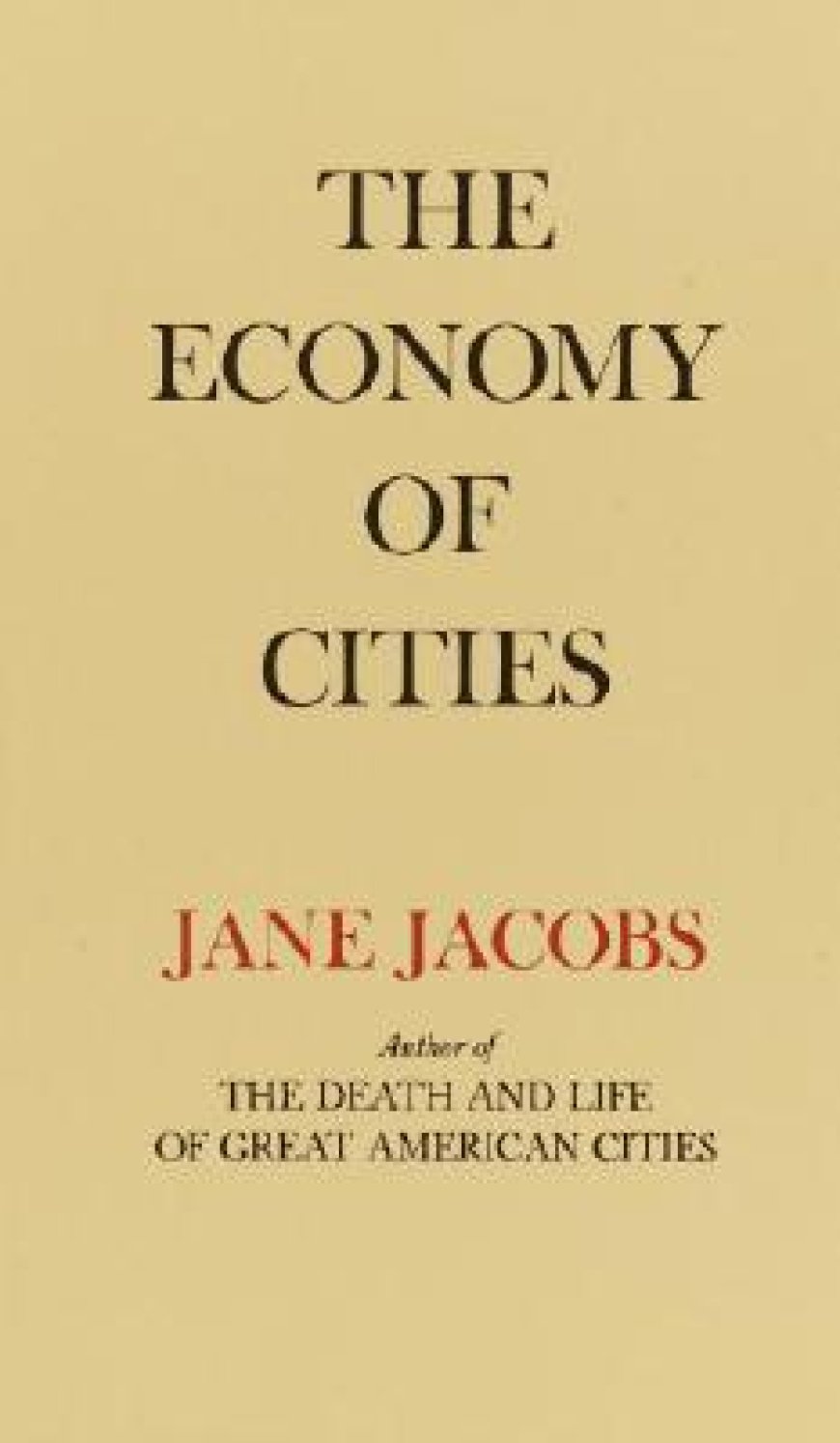 [PDF] The Economy of Cities by Jane Jacobs