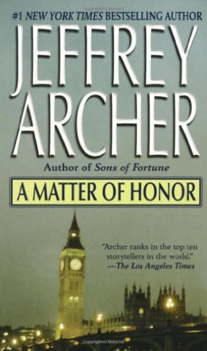 [PDF] A Matter of Honor by Jeffrey Archer